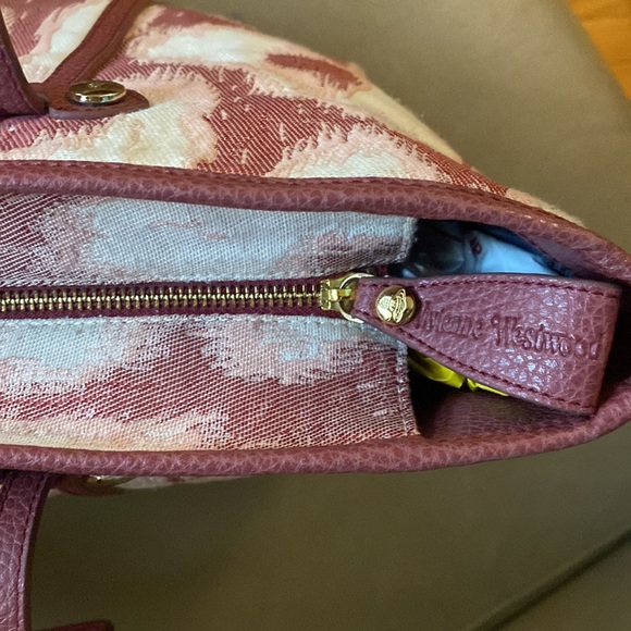 Authentic RARE Vivienne Westwood pink leopard tote bag - Picture 2 of 14